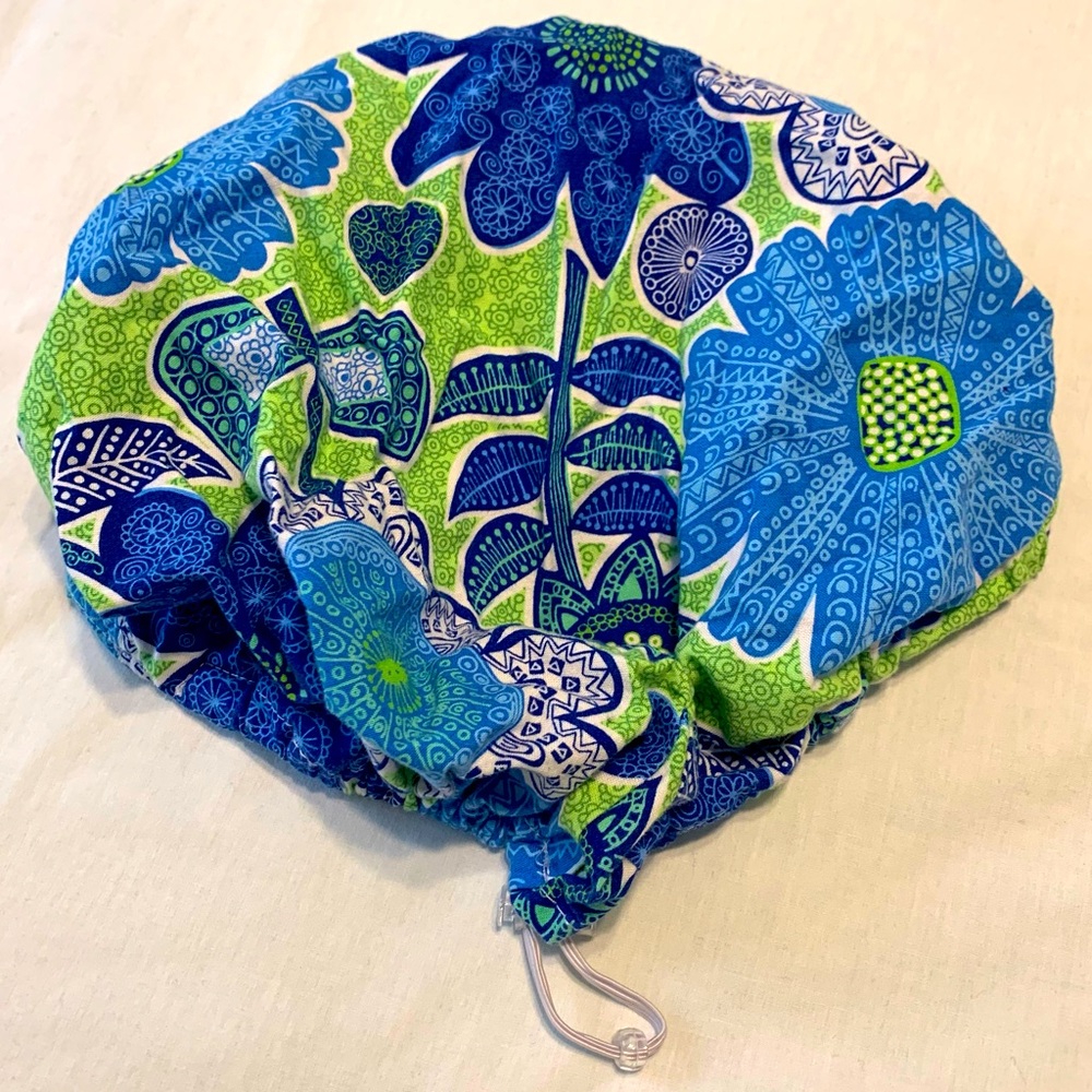 Adjustable Surgical Scrub Hats Bouffant Caps. All 4 included.